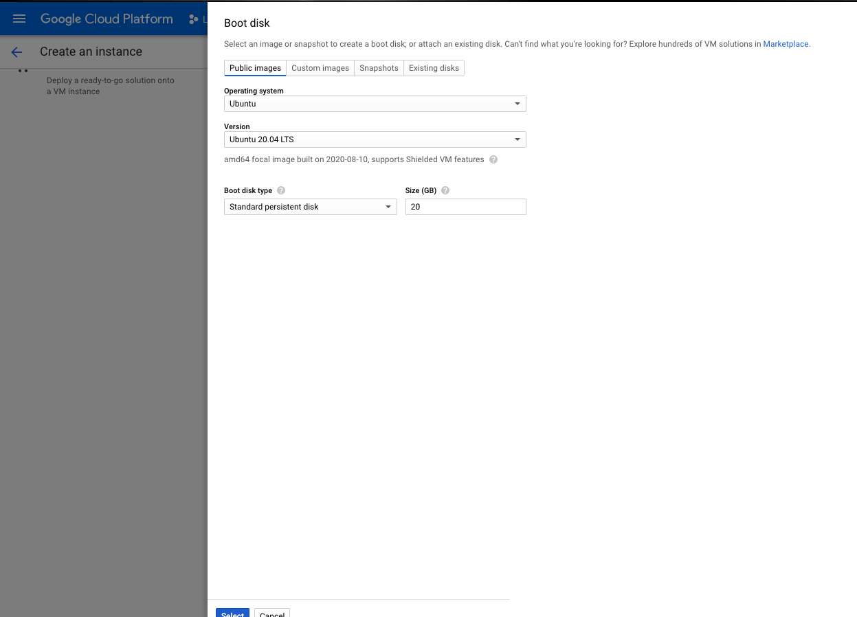 Adding OS to VM